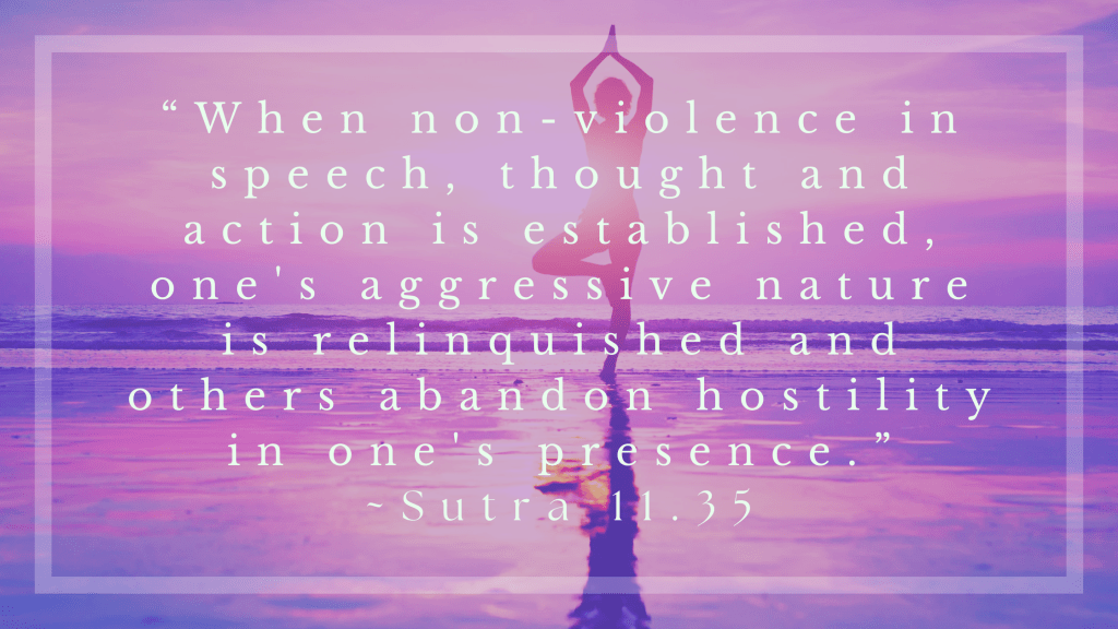 A short entry on Ahimsa, and a&nbsp;Playlist